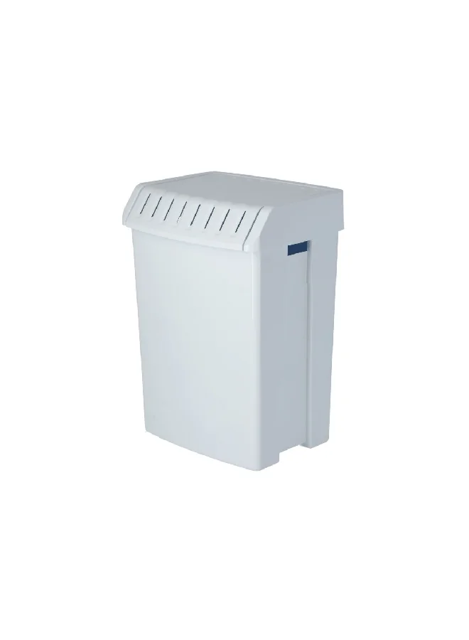 TATAY Elegant and Modern Design Durable Plastic Laundry Hamper White 49 L 1101001