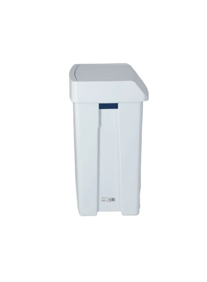 TATAY Elegant and Modern Design Durable Plastic Laundry Hamper White 49 L 1101001