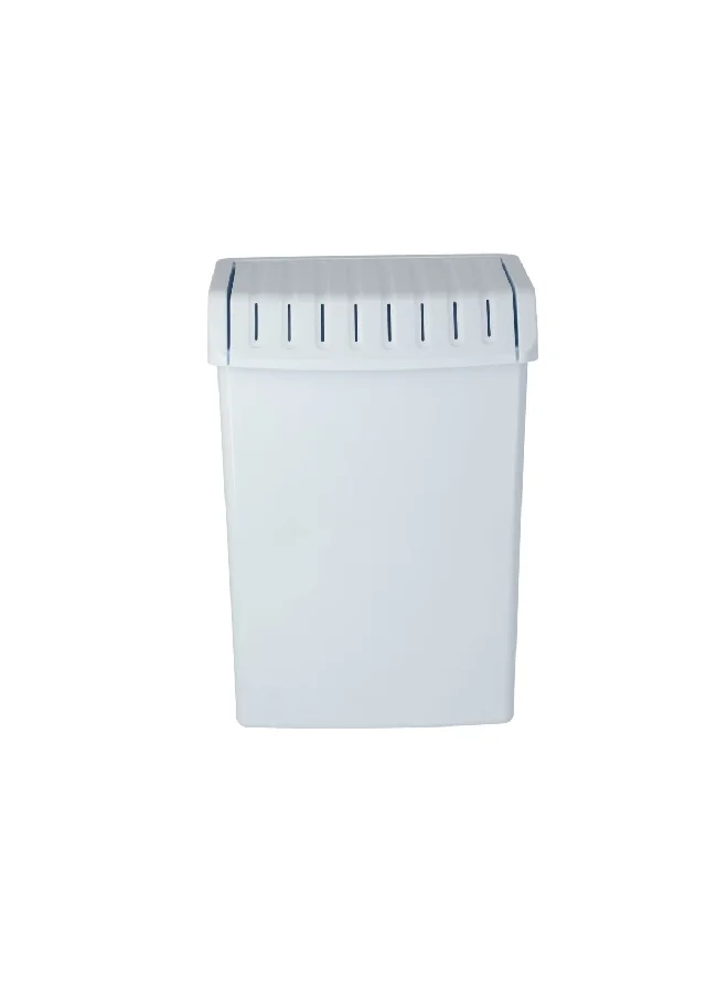TATAY Elegant and Modern Design Durable Plastic Laundry Hamper White 49 L 1101001