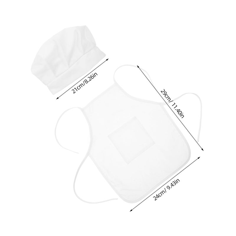 Chef Hat And Apron Set For Newborn Boys Photography Props And Daily Wear Size Large - Image 3