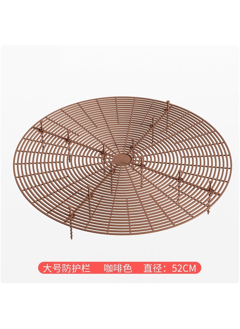 2024 Protection Anti-cat and Dog Flower Pot Soil Protection Bar Anti-baby Tipping Bonsai Children Anti-sprinkling Protection Hollow Soil Protection Cover Large Coffee-Round 