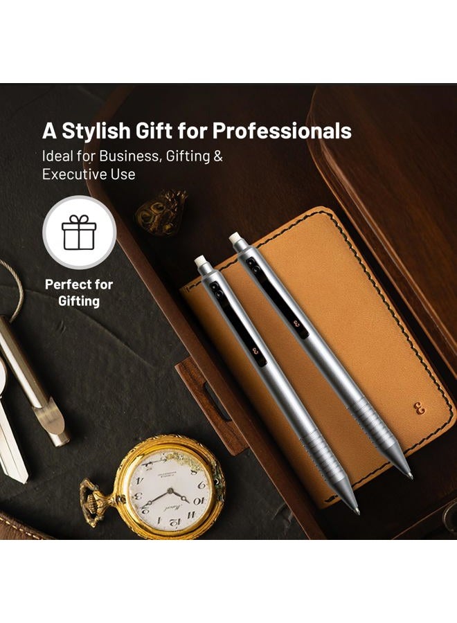 Everyman Grafton Mechanical Pencil, Luxury Writing, Drawing & Sketching, Artist Mechanical Pencil, 0.5 mm Lead, EDC Gear - Gunmetal - Image 5