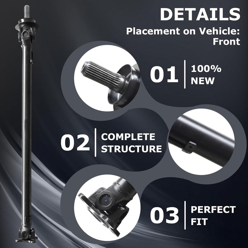 Partsflow 36.22” Front Drive Shaft Assembly for Infiniti Models - Image 3