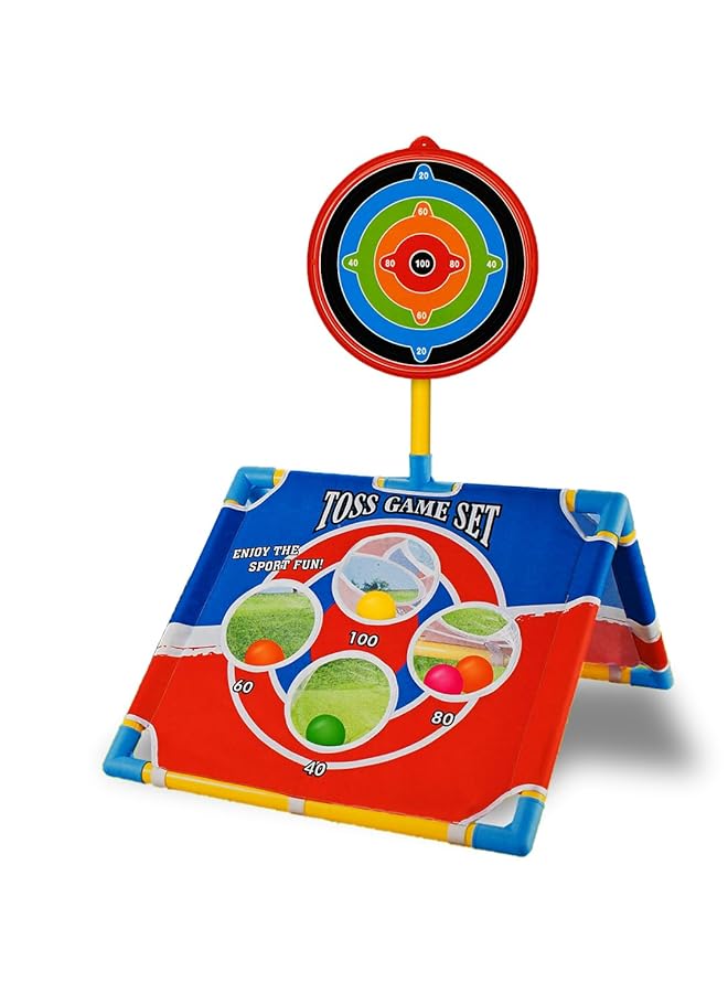 IToys Toss Game Archery Set 4 In 1 With Target Board - Image 1