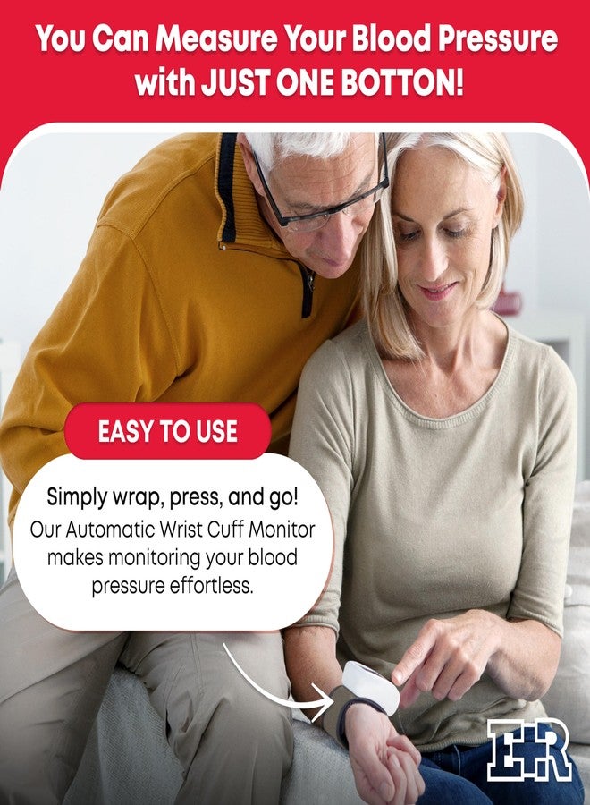 Ever Ready First Aid Fully Automatic Blood Pressure Wrist Cuff Watch Wearable Monitor for Home Use - Pink- Batteries Included - Image 2