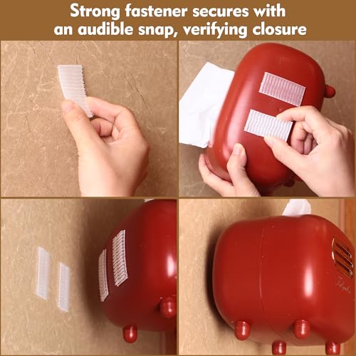 Bulina 3M Dual Lock SJ3560 1"x 2" 10PCS Clear Reclosable Fastener Heavy Duty Interlocking Tape Mushroom Shaped Sticky Hook Lock Mounting Tape for EZ Pass Holder Indoor Outdoor Use - Image 5