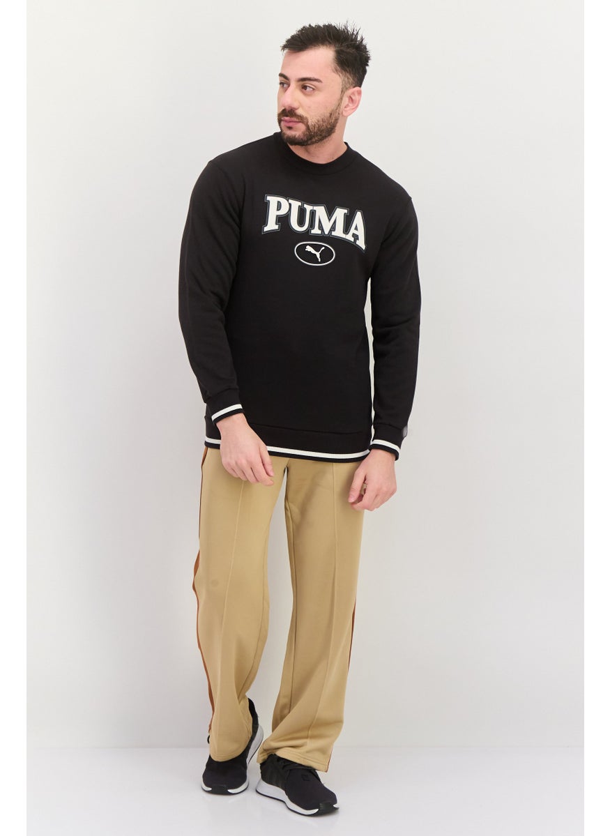 PUMA Men Sportswear Fit Long Sleeve Training Sweatshirt, Black  - Image 3