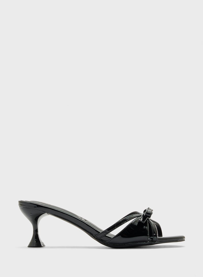 ELLA Heeled Sandal With Bow  - Image 1