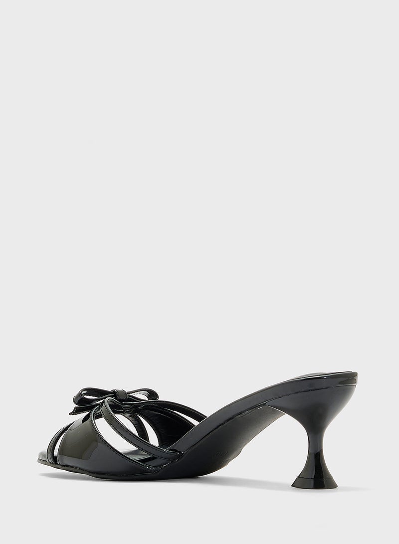 ELLA Heeled Sandal With Bow  - Image 3