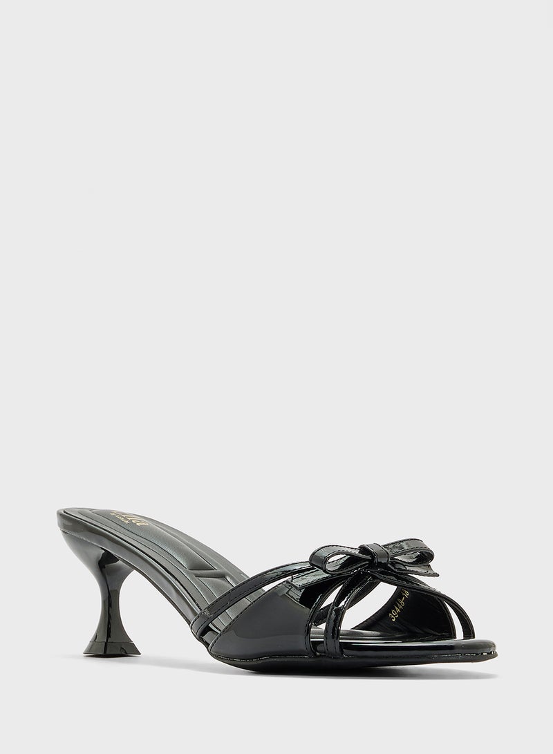 ELLA Heeled Sandal With Bow  - Image 2
