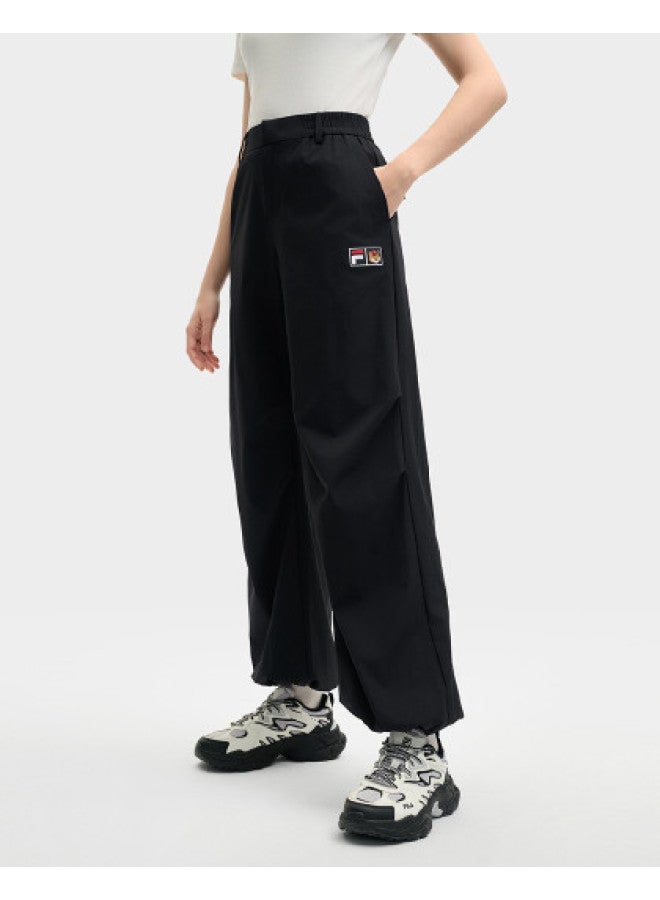 FILA Han So-Hee Same Style Women'S Anti-Uv Casual Pants Women'S Little Fox Wide-Leg Pants Daily Woven Trousers - Image 1