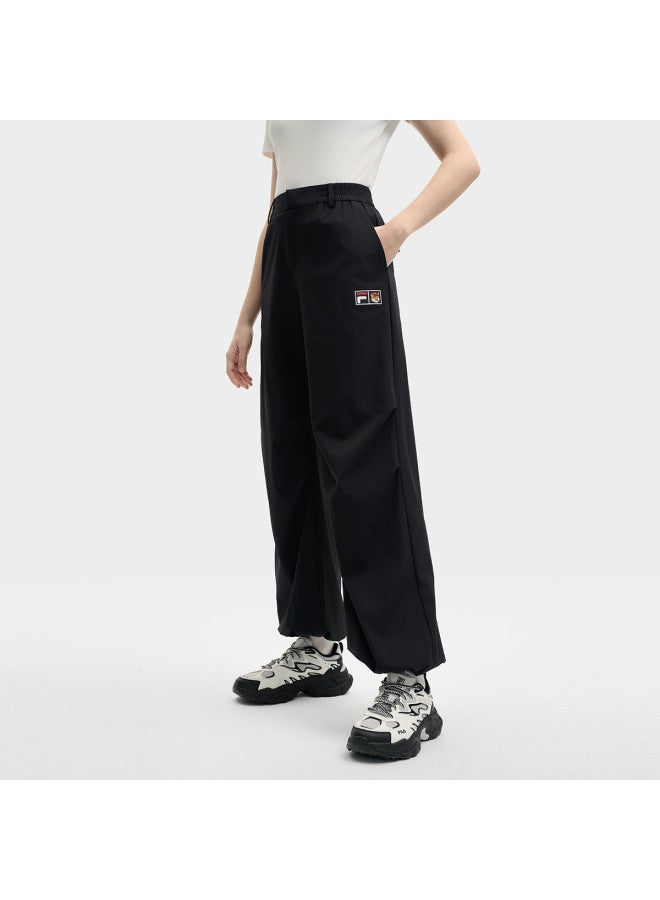 FILA Han So-Hee Same Style Women'S Anti-Uv Casual Pants Women'S Little Fox Wide-Leg Pants Daily Woven Trousers - Image 2