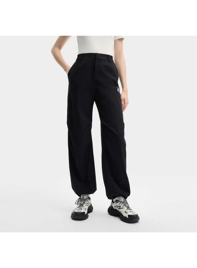 FILA Han So-Hee Same Style Women'S Anti-Uv Casual Pants Women'S Little Fox Wide-Leg Pants Daily Woven Trousers - Image 4