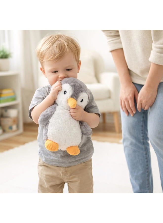 WEIGEDU King Penguin Stuffed Animals with Embroidered Eyes, Baby Penguin Plush Toys for Boy Girl Kids Birthday Christmas Bedtime Gifts, 12 inches - Image 5