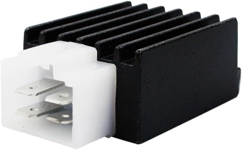 12V 4pin Voltage Regulator Rectifier Compatible With Motorcycle ATV Go Karts Quad Wheelers Moped Models For Part Number 12V 4pin - Image 1