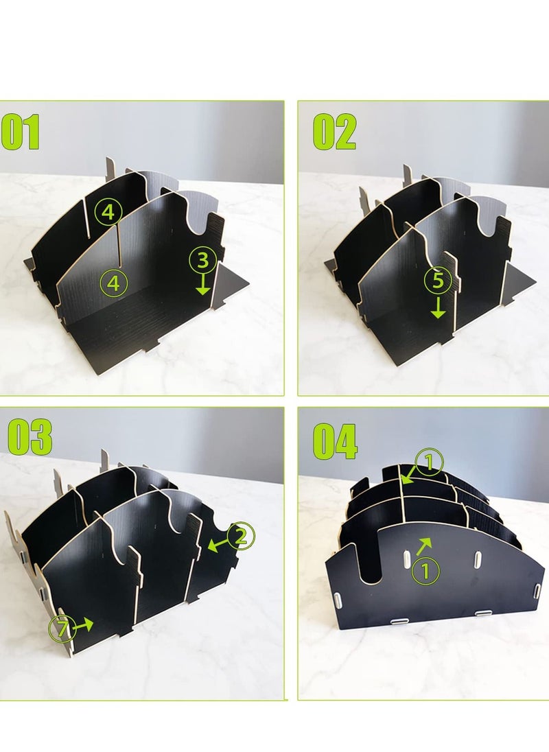 9 Units Holder Coffee Condiment Cup Organizer Stand