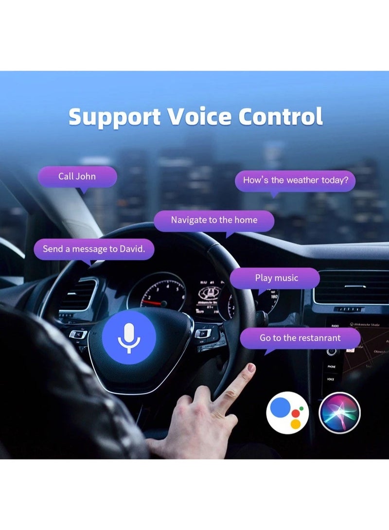 ديقيساند محول لاسلكي 2 في 1 لـ Apple CarPlay و Android Auto - دونجل صغير مطور لعام 2026 مزود بمنفذ USB-C، يعمل بمجرد التوصيل، يحول النظام السلكي الأصلي إلى نظام لاسلكي بسلاسة، اتصال تلقائي سريع بدون تأخير للسيارات موديل 2016 وما بعدها - Image 3