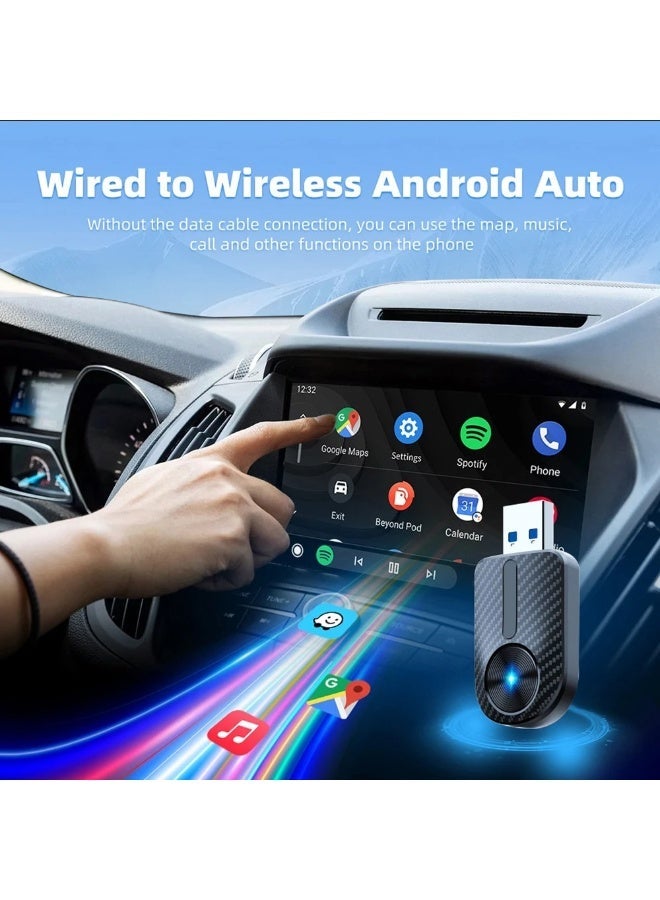 ديقيساند محول لاسلكي 2 في 1 لـ Apple CarPlay و Android Auto - دونجل صغير مطور لعام 2026 مزود بمنفذ USB-C، يعمل بمجرد التوصيل، يحول النظام السلكي الأصلي إلى نظام لاسلكي بسلاسة، اتصال تلقائي سريع بدون تأخير للسيارات موديل 2016 وما بعدها - Image 2