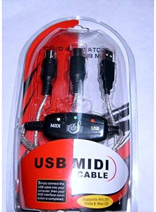 Midi To Usb Cable Connectors For distribution And Recording Music - Multicolor - Image 1