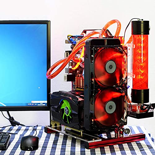 Yoqanr DIY Computer Motherboard Case Rack, Motherboard Chassis Set, Creative Personality ATX/M-ATX/ITX Open Air Frame Chassis Bracket, Vertical Overclocking - Image 5