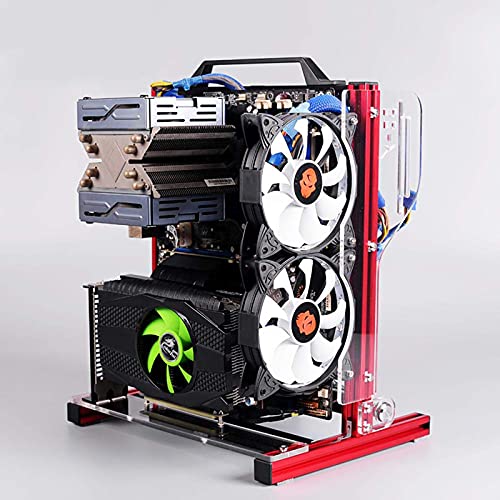 Yoqanr DIY Computer Motherboard Case Rack, Motherboard Chassis Set, Creative Personality ATX/M-ATX/ITX Open Air Frame Chassis Bracket, Vertical Overclocking - Image 3