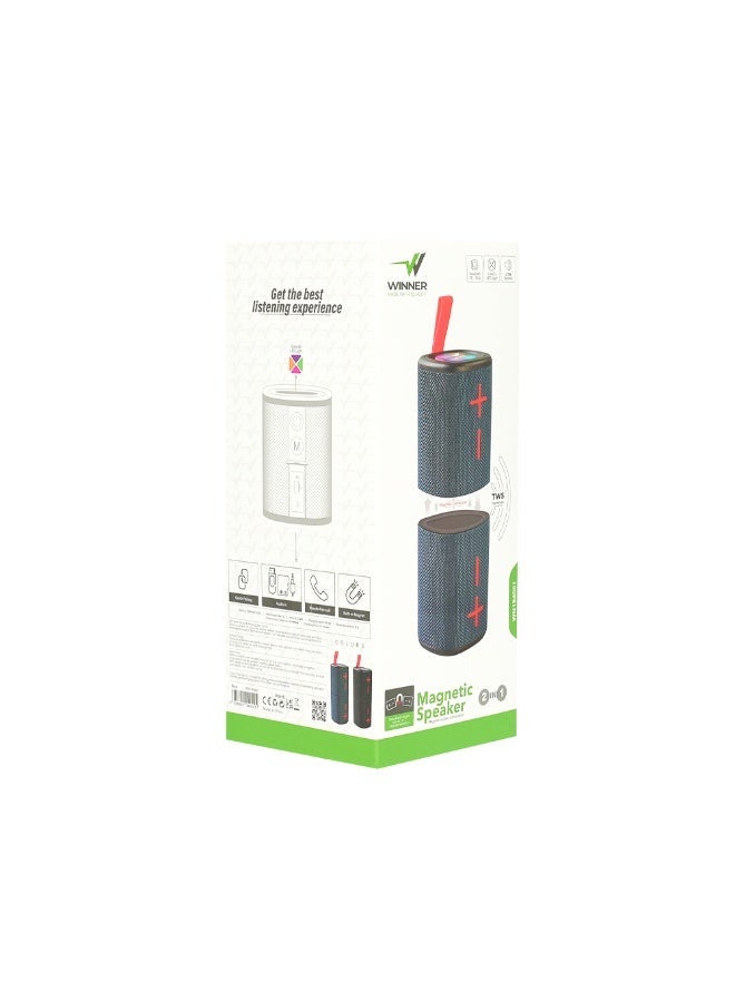 WINNER Dual magnet speaker – powerful bass and clear sound – waterproof, suitable for car and home use - Image 5