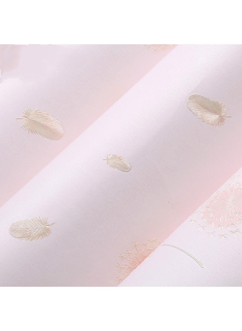 Bluejw Dandelion Design Thicken Waterproof Self-Adhesive Wallpaper For Kids Room And Television Background Wall 0.53*9.5 Meters - Image 1