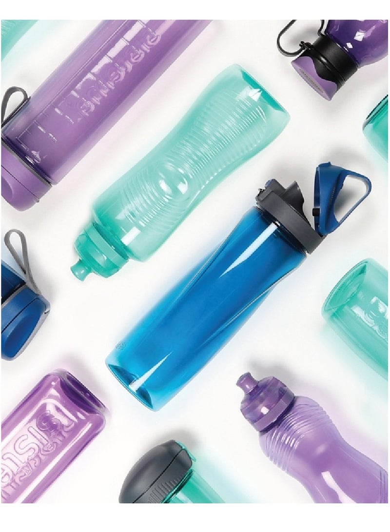 sistema زجاجة ضغط سيستما هليكس: زجاجة رياضية وزجاجة ضغط، رفيق الترطيب، زجاجة للياقة البدنية، أثناء التنقل - وردي - 600 مل - Image 3