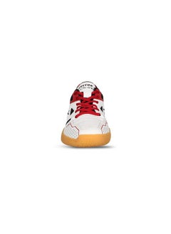 Vector X X Cs-2100 Synthetic Leather & Breathable Mesh Badminton & Tennis Court Shoes For Boys & Girls (Black-White, Size-5)  - Image 4