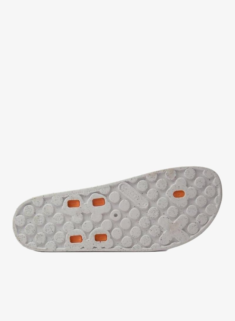 Voices Smooth Stone Women'S Anti Slip Sole  Colored Strap Sandals - White/Orange - Image 5