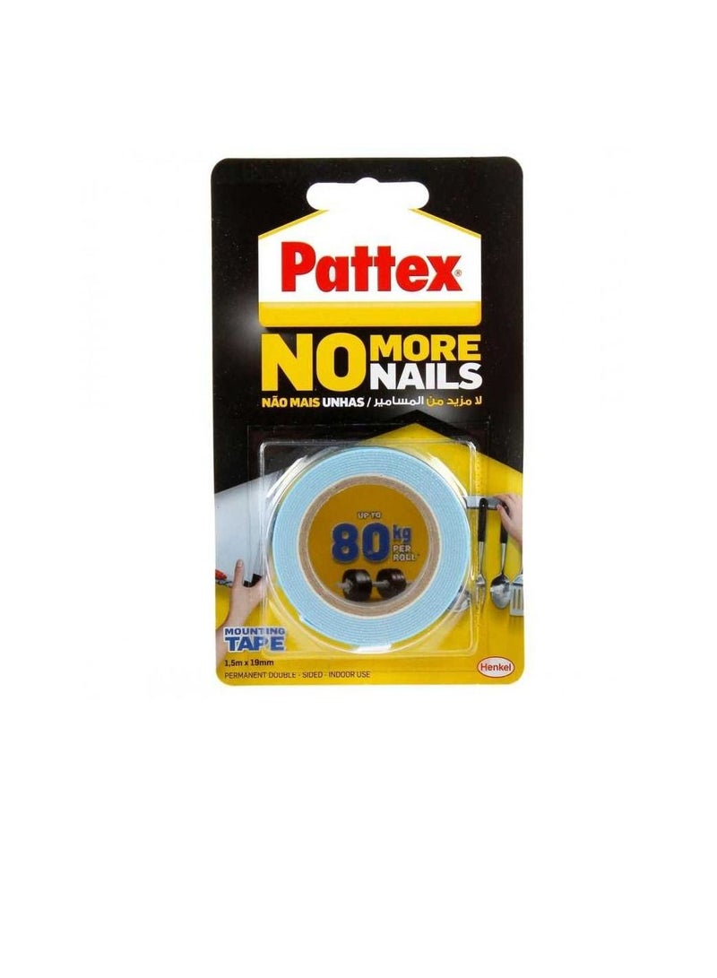 باتكس نو مور اظافر 80 كجم - شريط تركيب - (1،5 م × 19 ملم) - Image 2