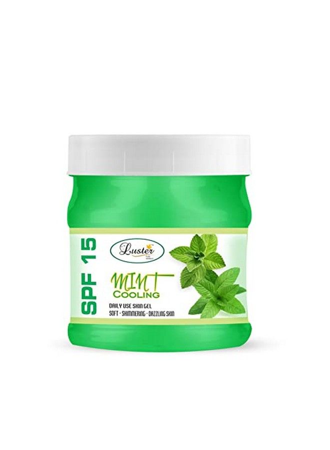 LUSTER Mint Cooling Skin Gel | Helps Dazzling Skin | Made With Natural Ingredients | Face & Body Massage Gel | Skin Gel For Dry Skin | For Women & Men | Paraben & Sulfate Free 500 Ml - Image 3