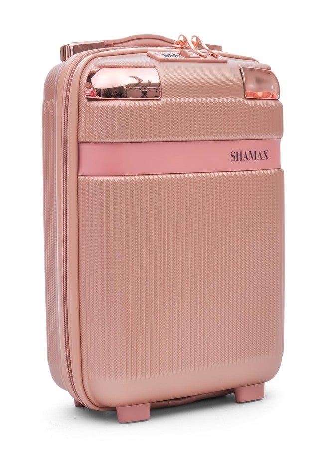 SHAMAX Vanity Box Organiser Case (Waterproof) ABS (Travel-Friendly) Stylish Cosmetic Storage Box for Jewellery, Skincare & Beauty Storage (Rose Gold) - Image 1