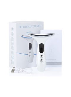 Face and Neck Massager, Skin Rejuvenation Beauty Instrument, Vibration Facial Massage Device, with Rejuvenation, Anti-wrinkle Phototherapy Functions, for Lift Care