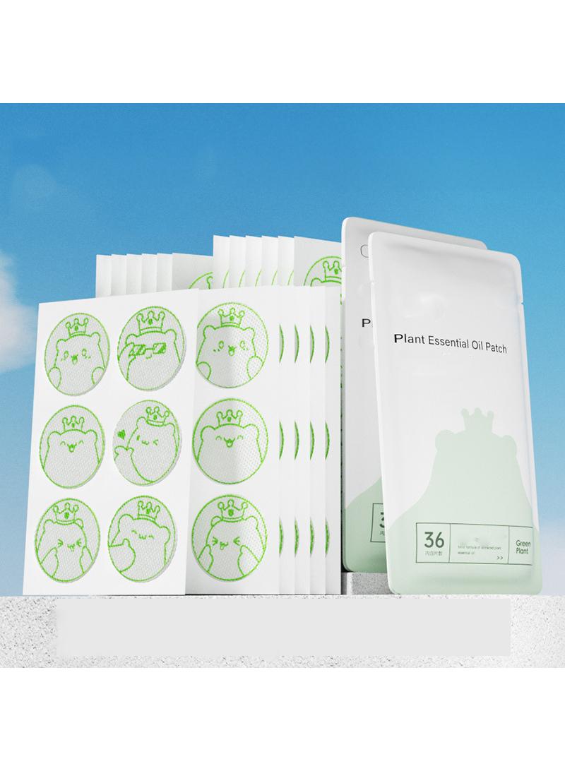 Bluejw Mosquito Repellent Stickers, 72 Counts Mosquito Patches Stickers For Kids Adult, Natural Pure Essential Oil For Kids Children Adults Camping Travel Outdoors And Home - Image 1