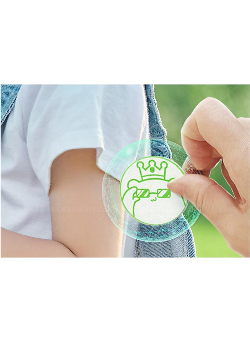 Bluejw Mosquito Repellent Stickers, 72 Counts Mosquito Patches Stickers For Kids Adult, Natural Pure Essential Oil For Kids Children Adults Camping Travel Outdoors And Home - Image 2