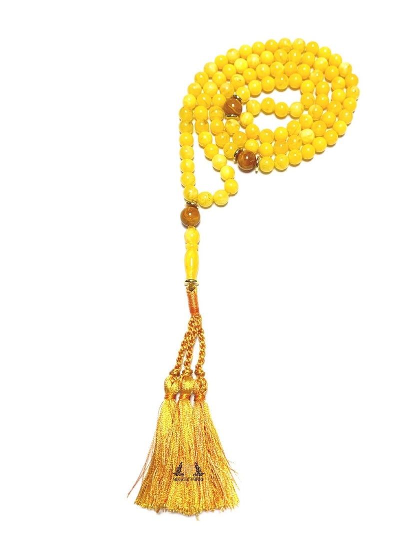 Miracle Empire - Amber Sand 99 Prayer Beads - Image 1