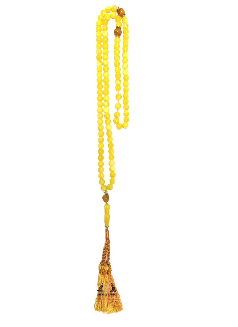 Miracle Empire - Amber Sand 99 Prayer Beads - Image 1