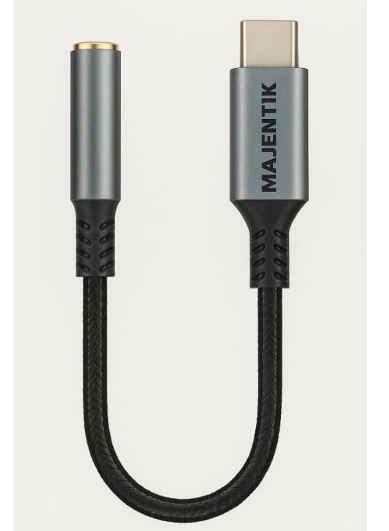 majentik majentik Type -c to 3.5mm adapter aluminum alloy aduio cable - Image 2