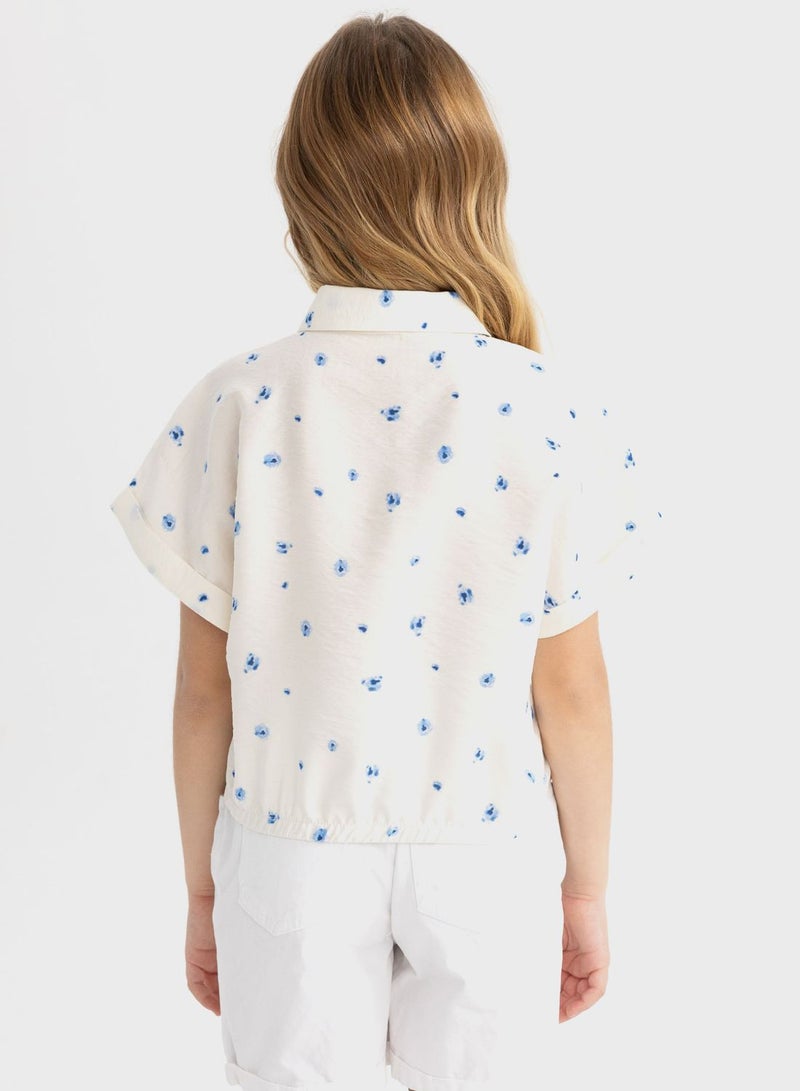 DeFacto Crop Short Sleeve Shirt - Image 2