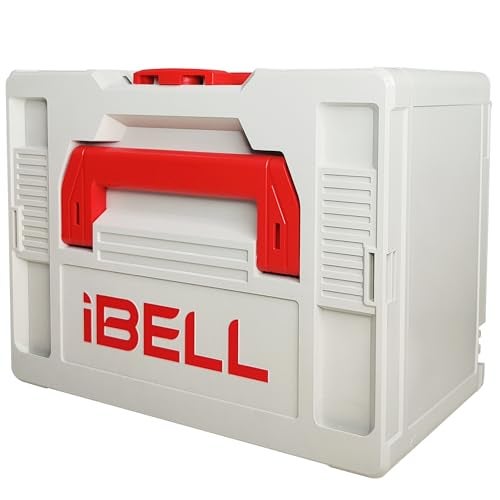 IBELL TOOLS iBELL TB215-1 Large Size Stackable Tool Storage Box - Durable PC+ABS, 40kg Load Capacity, 39x30x21.5cm - Image 1
