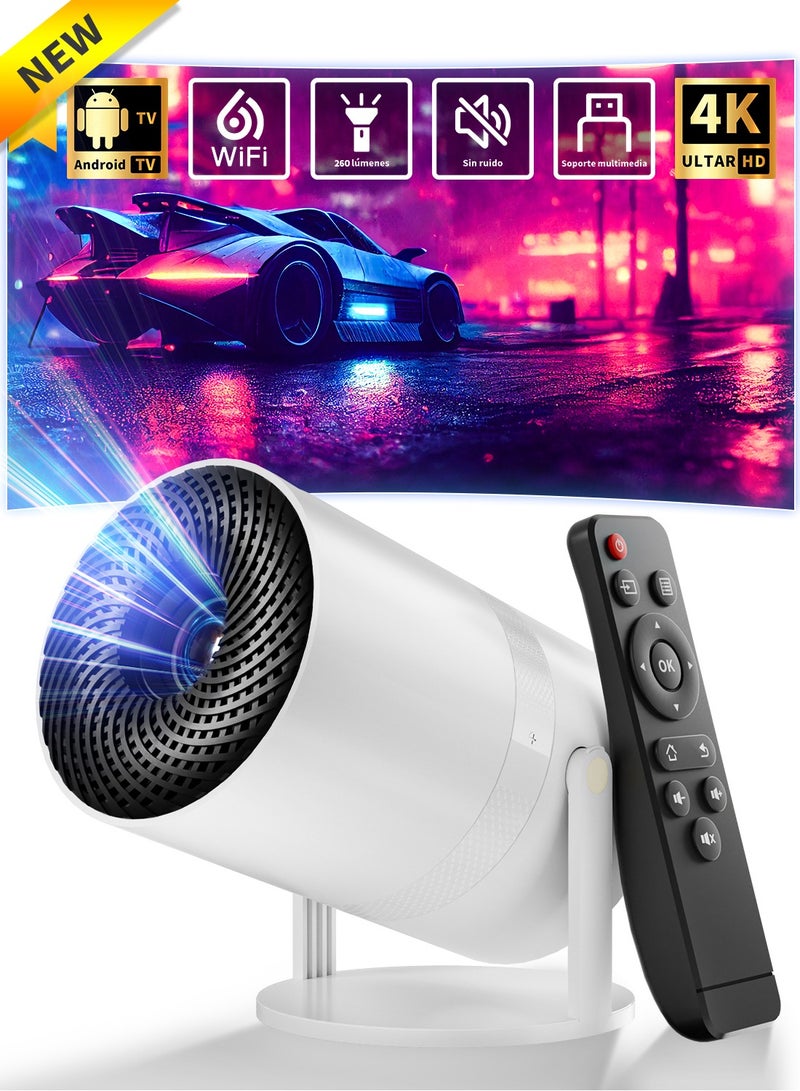 Digisand X3 Projector 4K Android ATV Dual Wifi6 260ANSI BT5.2 1920*1080P Projetor Portable Projector Full HD Auto Keystone for Phone/Computer/TV Stick  - Image 1