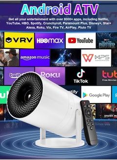 Digisand X3 Projector 4K Android ATV Dual Wifi6 260ANSI BT5.2 1920*1080P Projetor Portable Projector Full HD Auto Keystone for Phone/Computer/TV Stick  - Image 3