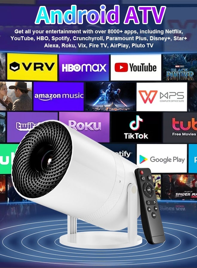 Digisand X3 Projector 4K Android ATV Dual Wifi6 260ANSI BT5.2 1920*1080P Projetor Portable Projector Full HD Auto Keystone for Phone/Computer/TV Stick  - Image 3