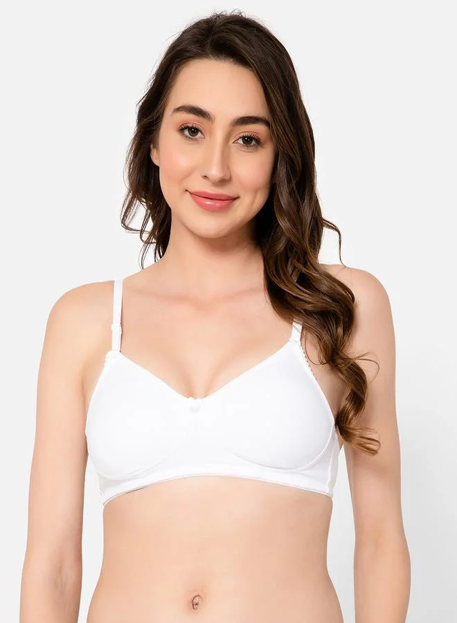 Clovia Non Padded Non Wired Full Cup Cotton Multiway T-Shirt Bra by Styli