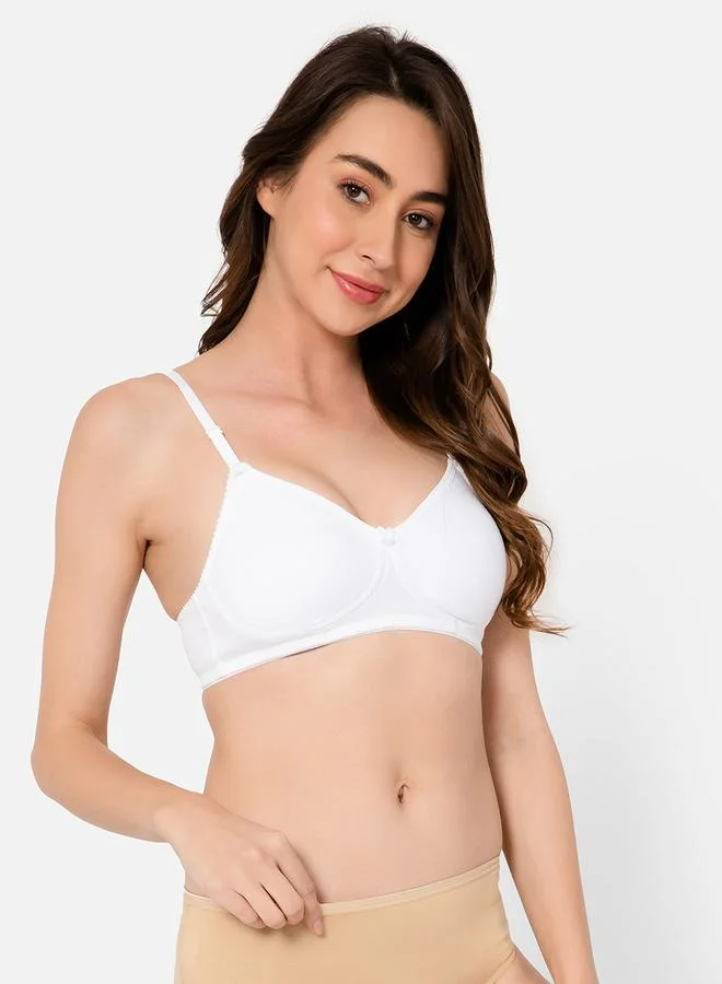 Clovia Non Padded Non Wired Full Cup Cotton Multiway T-Shirt Bra by Styli