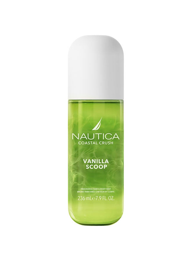NAUTICA رذاذ الشعر والجسم فانيلا سكوب كواستل كراش للنساء 236 مل - Image 1