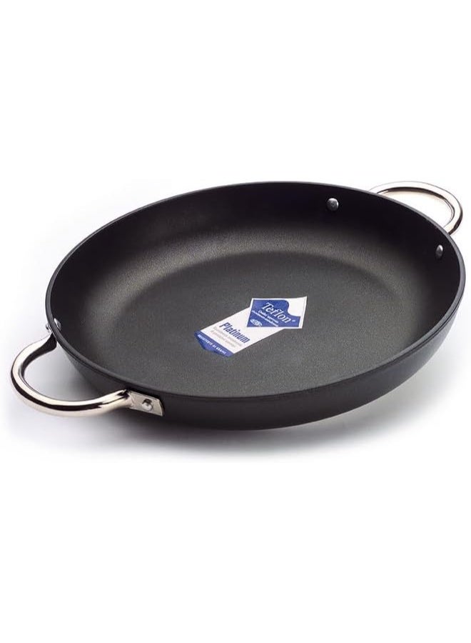 Risoli OP98RI/28TP0 Professional Nonstick Paella Casserole Pan 28cm, 1.8L, Die-Cast Aluminum with Heat-Insulating Handles, Oven Safe - Image 2