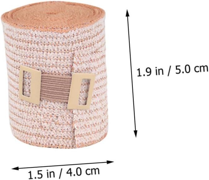 Safigle 2 حزمة من الضمادات المرنة الضاغطة القابلة للتنفس لفافة رياضية دعم الكاحل الركبة القدم - Image 4