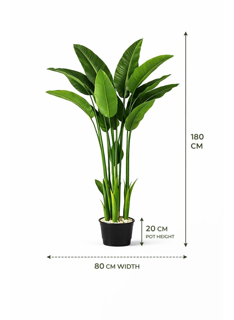 Artificial Banana Tree 180 cm Indoor Plant Decor - Image 2